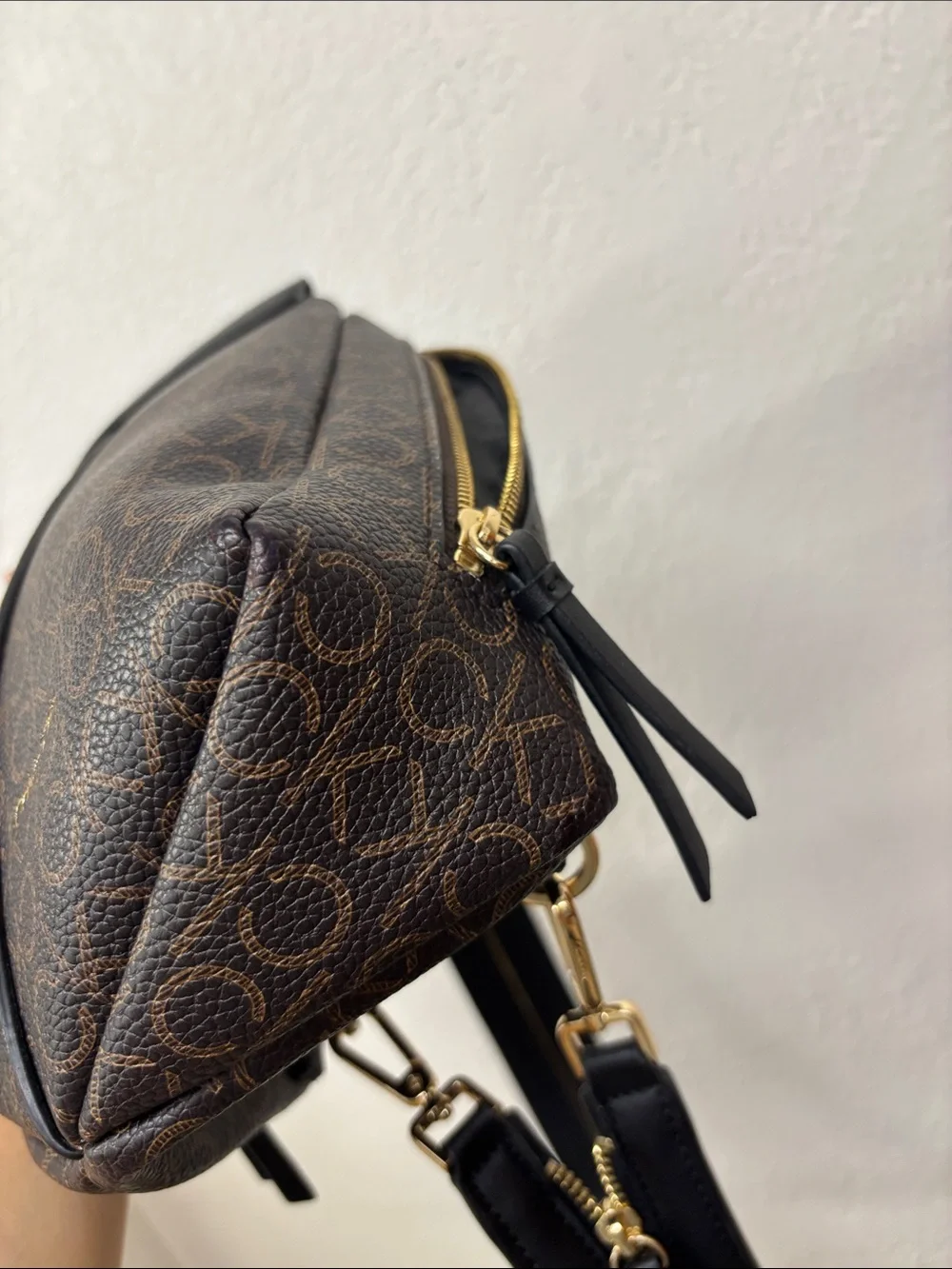 Calvin Klein Millie Signature Convertible Sling Backpack